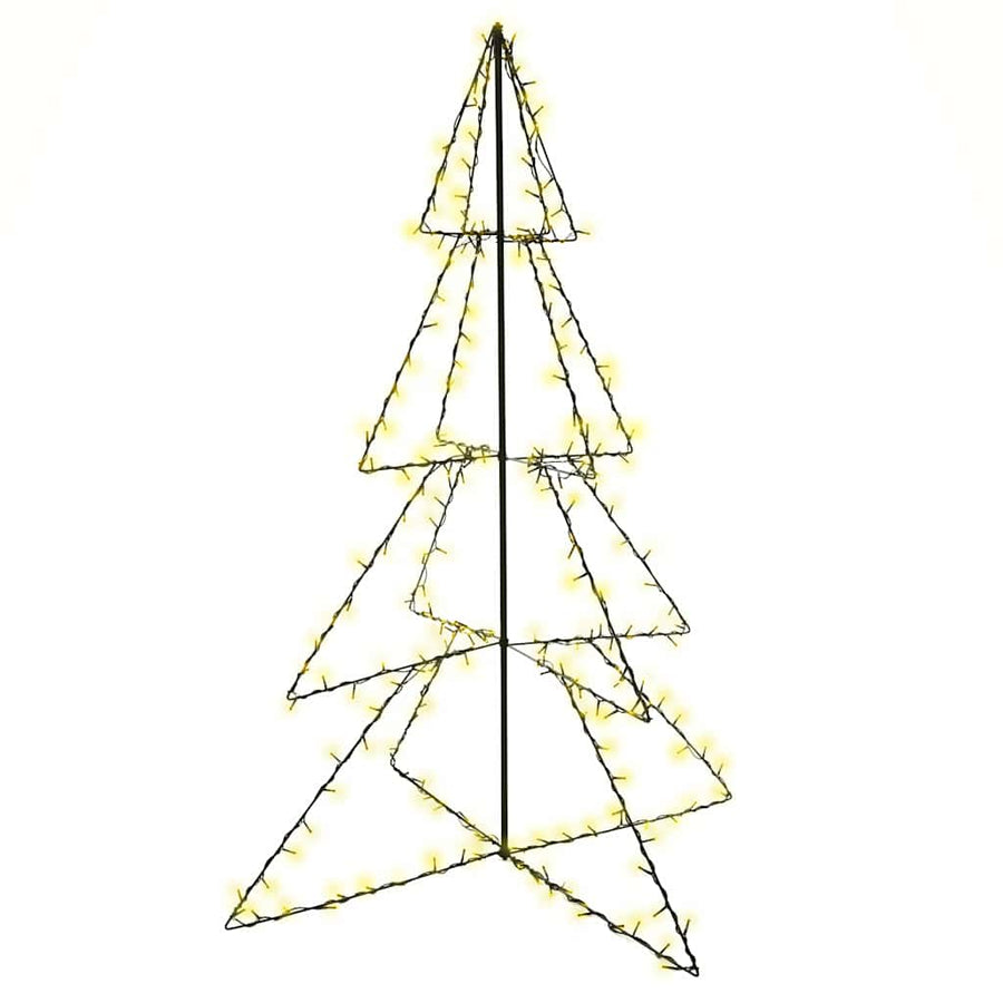 Christmas Cone Tree 240 LEDs Indoor and Outdoor 115x150 cm