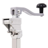 Canned Food Can Opener Silver 70 cm Aluminum and Stainless Steel - Rear View