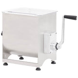 Meat Mixer with Gear Box Silver Stainless Steel - Side View