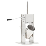 Manual Sausage Stuffer Silver 3 L Stainless Steel - Side View