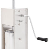 Manual Sausage Stuffer Silver 3 L Stainless Steel - 45-Degree Angle