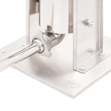 Manual Sausage Stuffer Silver 3 L Stainless Steel - Rear View