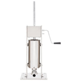 Manual Sausage Stuffer Silver 5 L Stainless Steel - Front View