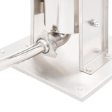 Manual Sausage Stuffer Silver 5 L Stainless Steel - Rear View