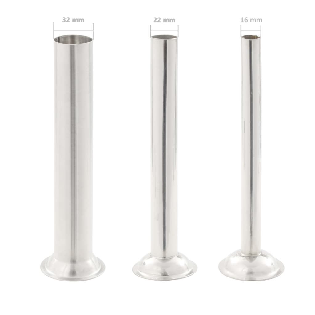 Manual Sausage Stuffer Silver 5 L Stainless Steel