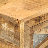 Console Table 110x30x76 cm Solid Mango Wood - 45-Degree Angle
