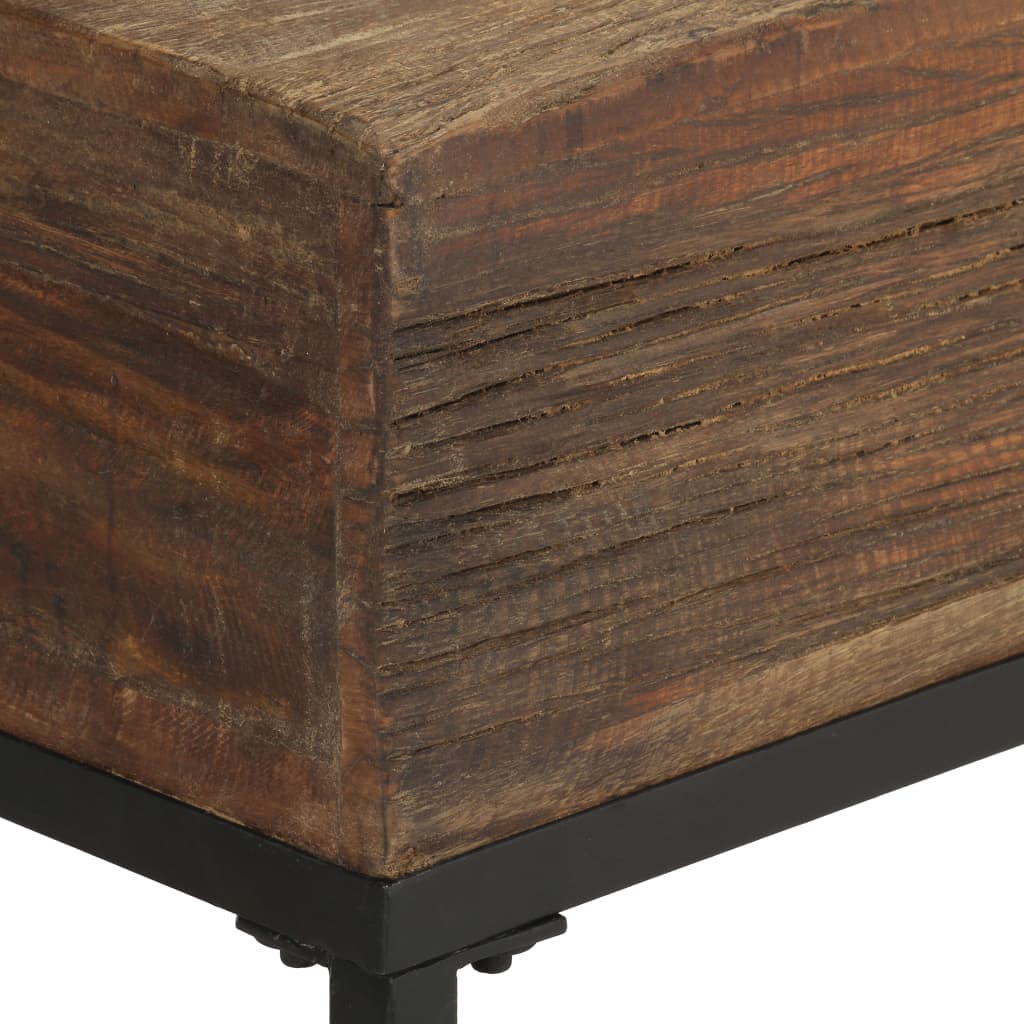 Bench 120 cm Solid Reclaimed Wood