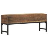 Bench 120 cm Solid Reclaimed Wood