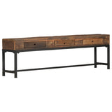 TV Cabinet 150x30x46 cm Solid Reclaimed Wood