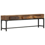 TV Cabinet 150x30x46 cm Solid Reclaimed Wood