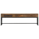TV Cabinet 150x30x46 cm Solid Reclaimed Wood