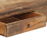 TV Cabinet 150x30x46 cm Solid Reclaimed Wood - Top-Down View