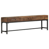 TV Cabinet 150x30x46 cm Solid Reclaimed Wood