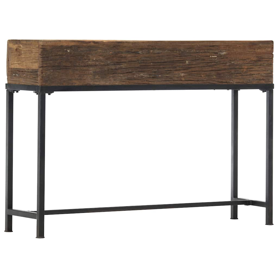 Console Table 120x30x80 cm Solid Reclaimed Wood