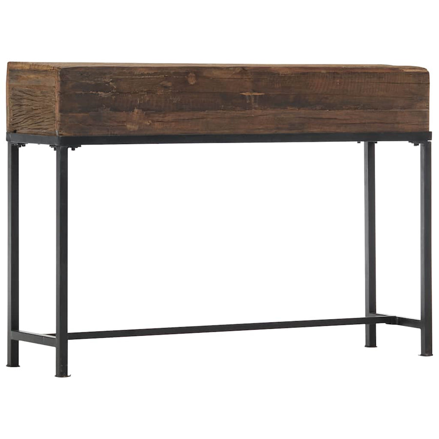 Console Table 120x30x80 cm Solid Reclaimed Wood
