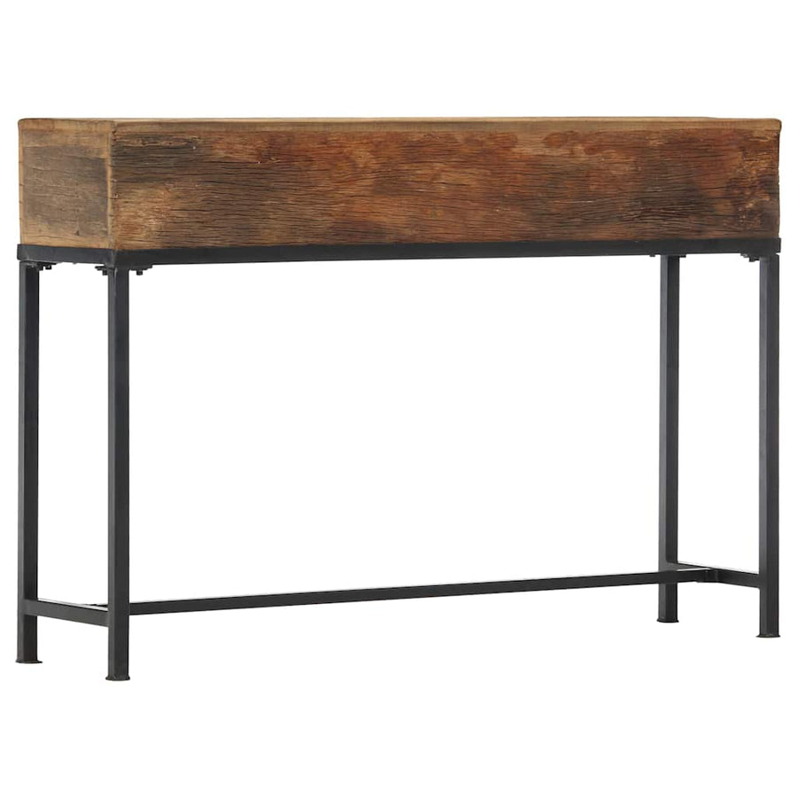 Console Table 120x30x80 cm Solid Reclaimed Wood