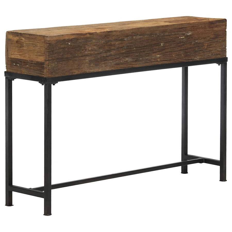 Console Table 120x30x80 cm Solid Reclaimed Wood