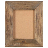 Photo Frames 2 pcs 23x28 cm Solid Reclaimed Wood and Glass