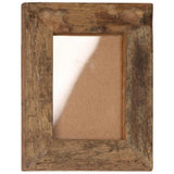 Photo Frames 2 pcs 23x28 cm Solid Reclaimed Wood and Glass