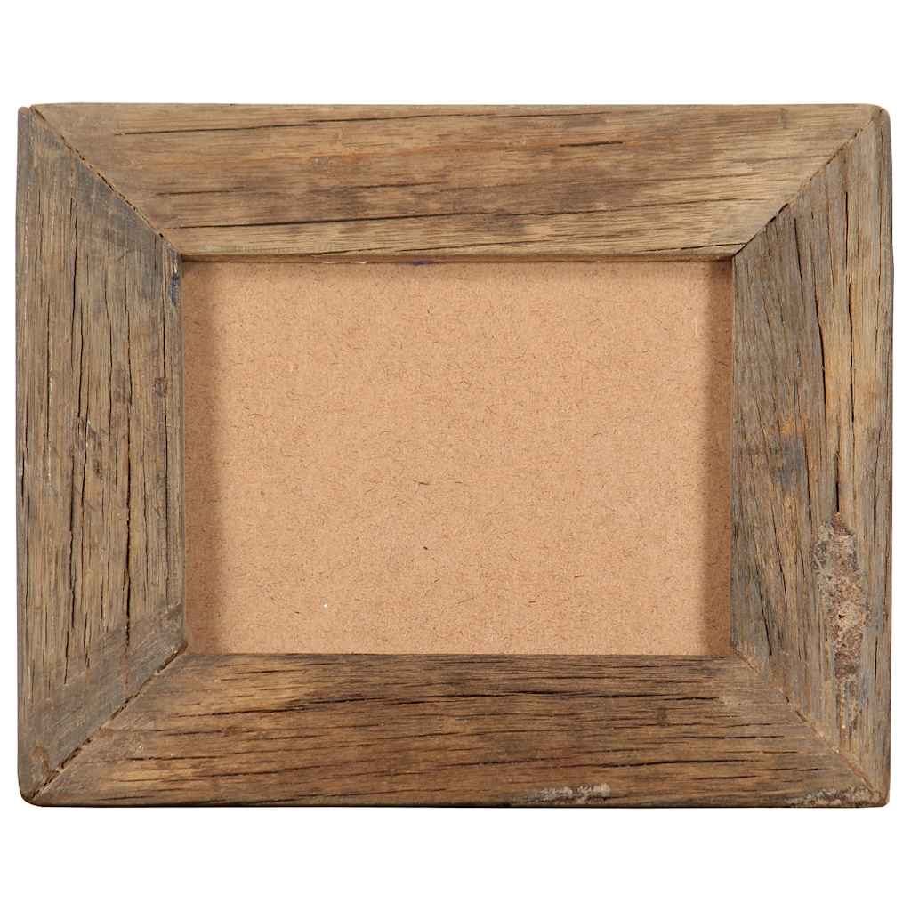 Photo Frames 2 pcs 23x28 cm Solid Reclaimed Wood and Glass