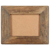 Photo Frames 2 pcs 23x28 cm Solid Reclaimed Wood and Glass - Side View