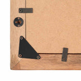 Photo Frames 2 pcs 23x28 cm Solid Reclaimed Wood and Glass - Rear View