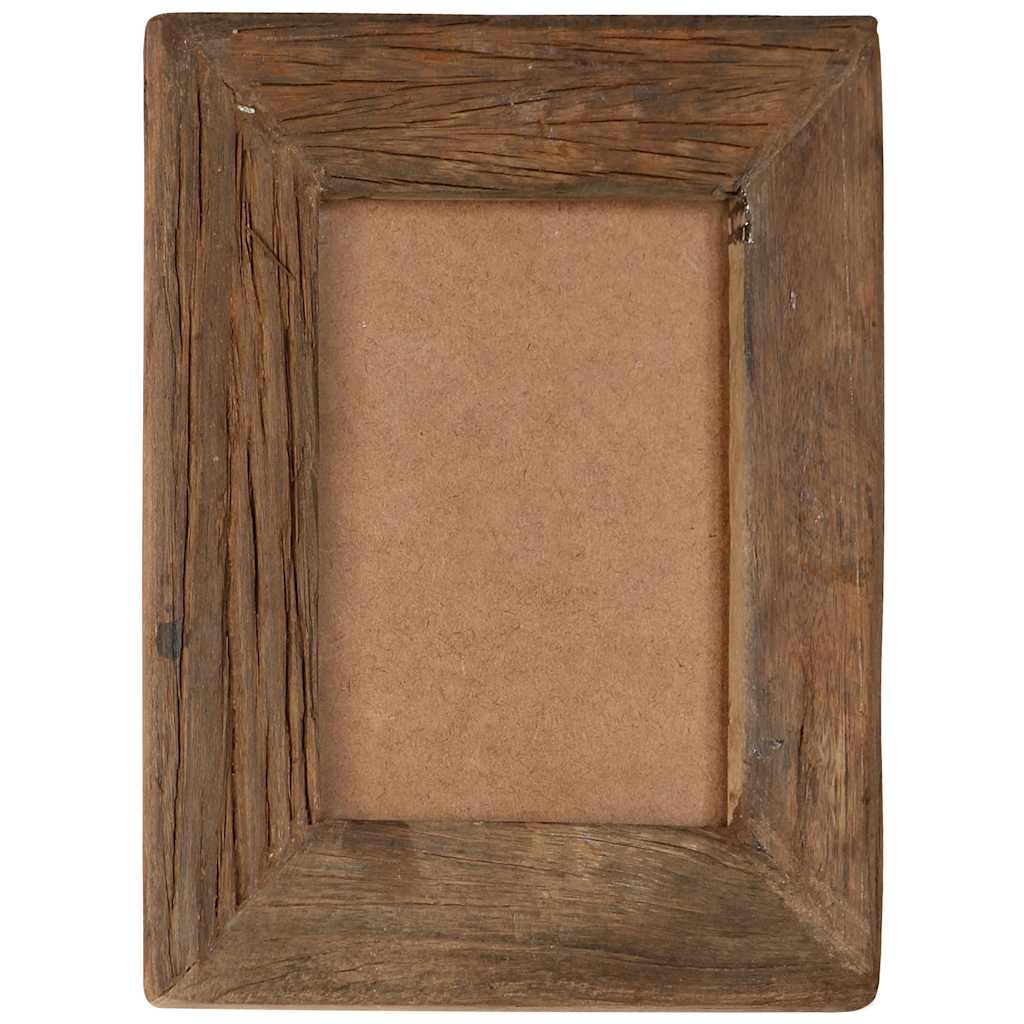 Photo Frames 2 pcs 23x28 cm Solid Reclaimed Wood and Glass