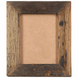 Photo Frames 2 pcs 25x30 cm Solid Reclaimed Wood and Glass - Front View