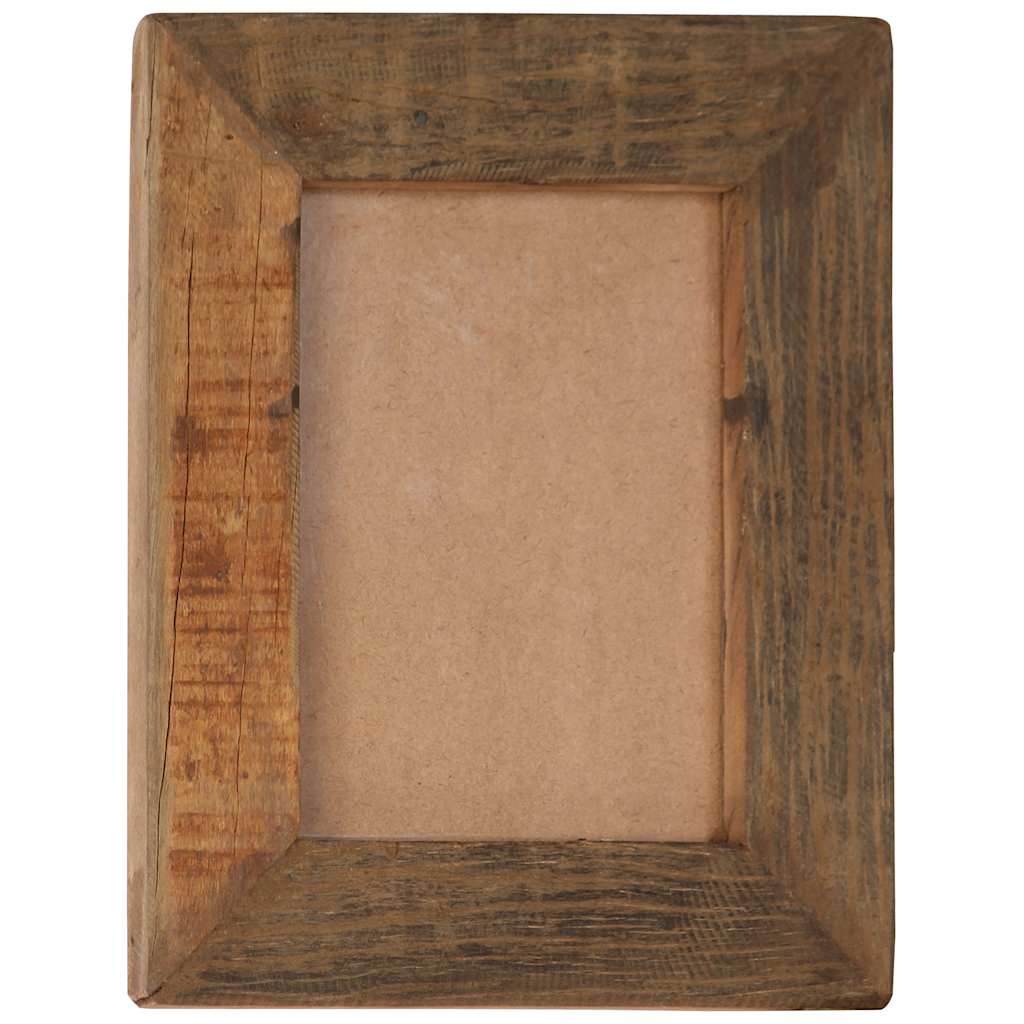 Photo Frames 2 pcs 25x30 cm Solid Reclaimed Wood and Glass
