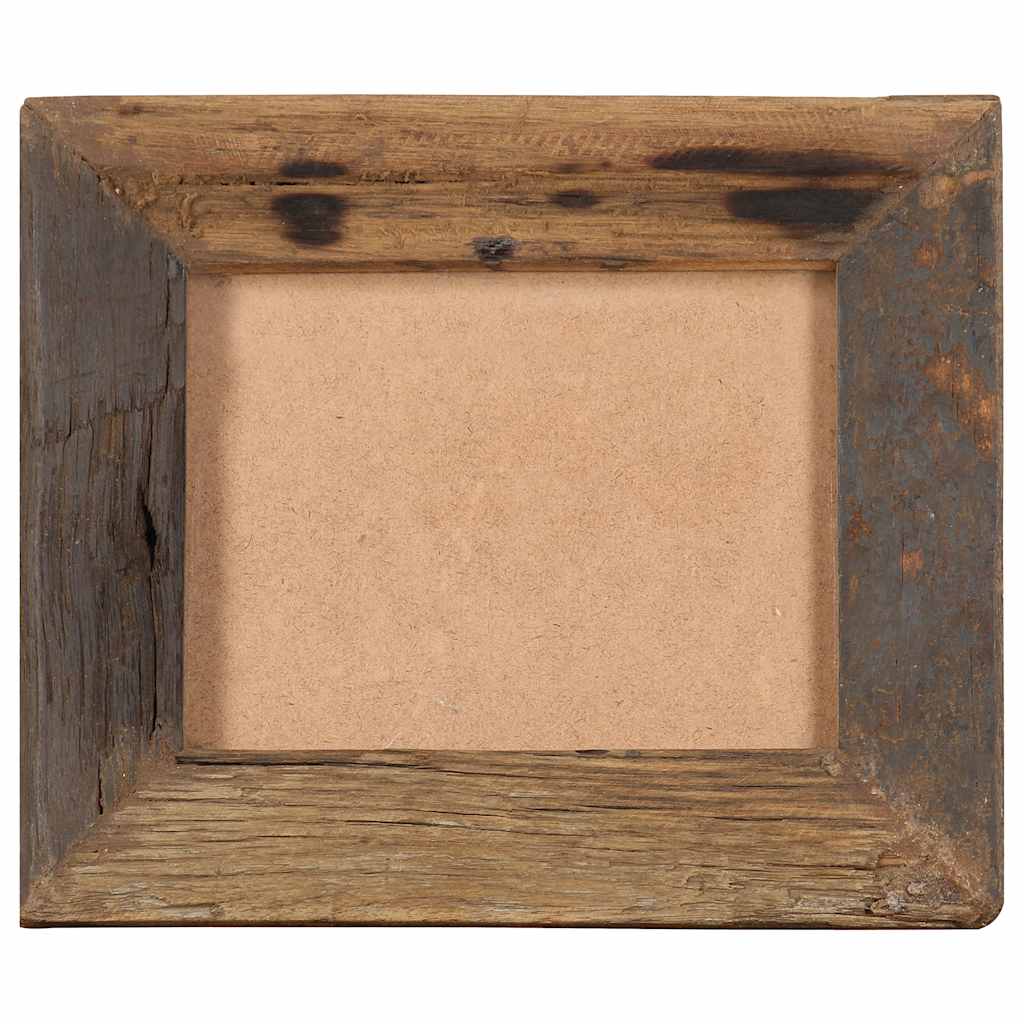 Photo Frames 2 pcs 25x30 cm Solid Reclaimed Wood and Glass