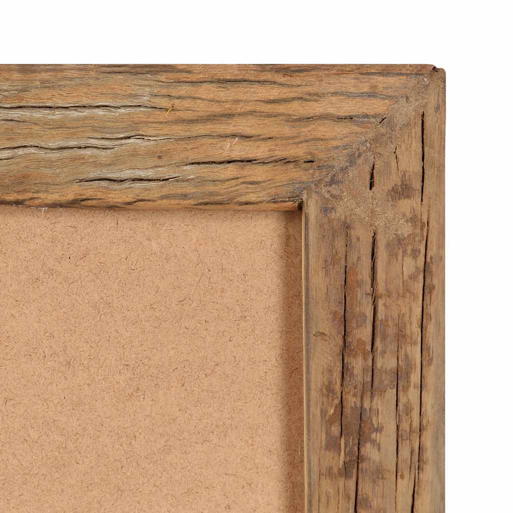 Photo Frames 2 pcs 25x30 cm Solid Reclaimed Wood and Glass