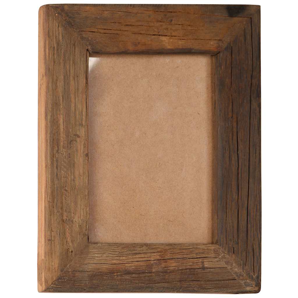 Photo Frames 2 pcs 25x30 cm Solid Reclaimed Wood and Glass