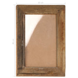 Photo Frames 2 pcs 30x40 cm Solid Reclaimed Wood and Glass - Close-Up Angle