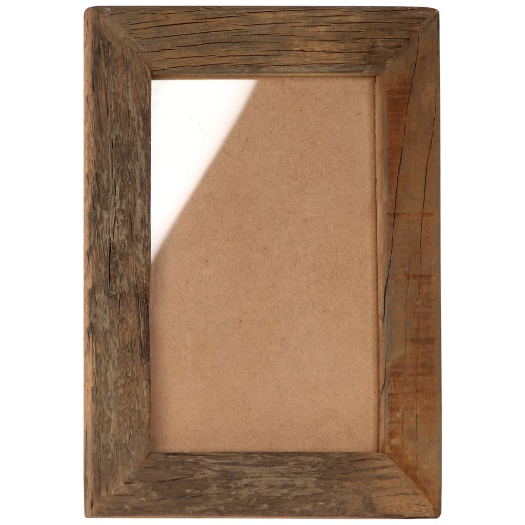 Photo Frames 2 pcs 30x40 cm Solid Reclaimed Wood and Glass