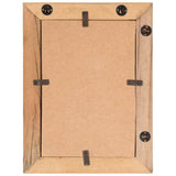 Photo Frames 2 pcs 40x50 cm Solid Reclaimed Wood and Glass - Top-Down View