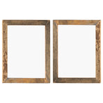 Photo Frames 2 pcs 50x60 cm Solid Reclaimed Wood and Glass