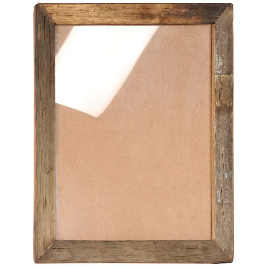 Photo Frames 2 pcs 50x60 cm Solid Reclaimed Wood and Glass