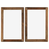Photo Frames 2 pcs 50x70 cm Solid Reclaimed Wood and Glass