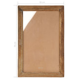 Photo Frames 2 pcs 50x70 cm Solid Reclaimed Wood and Glass