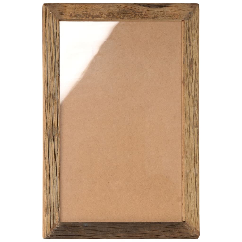 Photo Frames 2 pcs 50x70 cm Solid Reclaimed Wood and Glass