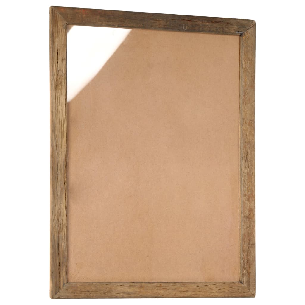 Photo Frames 2 pcs 90x70 cm Solid Reclaimed Wood and Glass