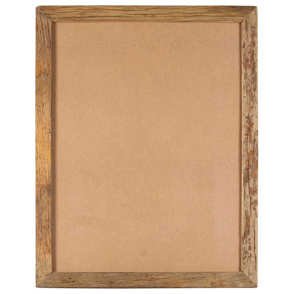 Photo Frames 2 pcs 90x70 cm Solid Reclaimed Wood and Glass