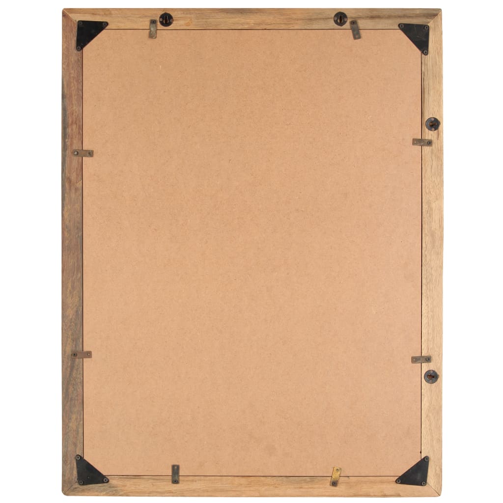 Photo Frames 2 pcs 90x70 cm Solid Reclaimed Wood and Glass