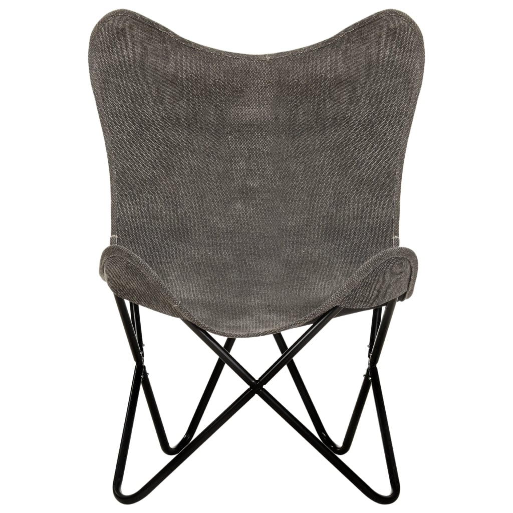 Butterfly Chair Anthracite Canvas