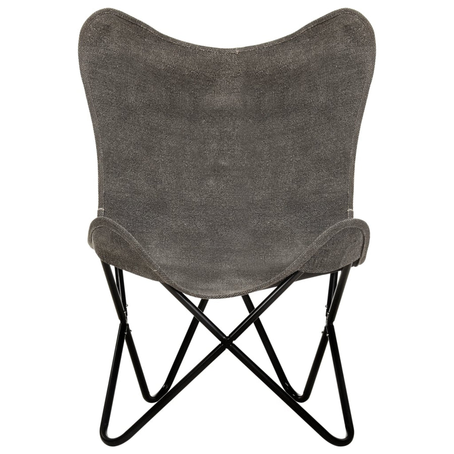 Butterfly Chair Anthracite Canvas