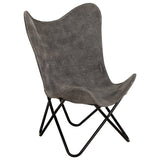 Butterfly Chair Anthracite Canvas