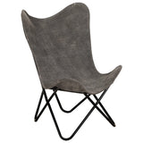 Butterfly Chair Anthracite Canvas - Extra Image