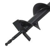 Auger Drill Steel 80 mm - Side View