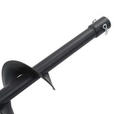 Auger Drill Steel 100 mm - Side View