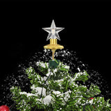 Snowing Christmas Tree with Umbrella Base Green 75 cm - Rear View